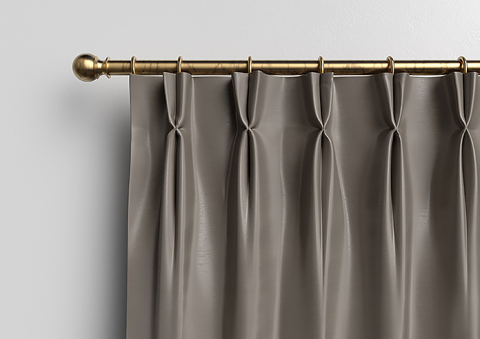 Akoya Faux Silk, Lustre Gunmetal Grey - Made to Measure Curtain - Image 11